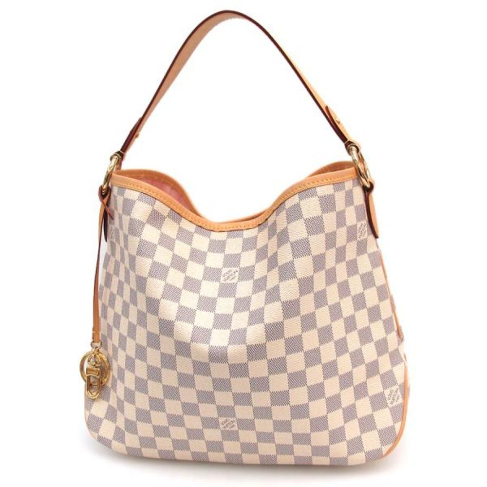 Louis Vuitton Damier Azur Delightful MM Shoulder Bag